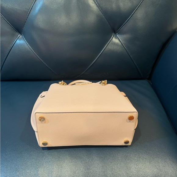 Michael Kors Satchel Leather Handbag - Soft Pink - Rochelle - Picture 3 of 6